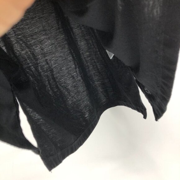 Aimee Kestenberg Black & White Letter Contrast Button Down Nightgown size S - Picture 15 of 16